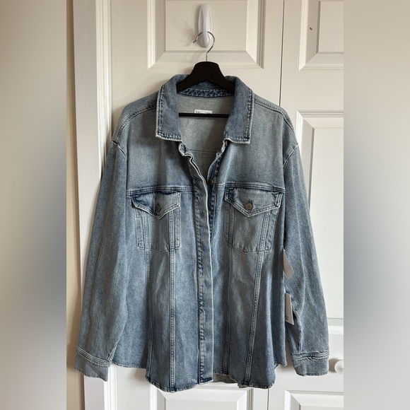 Good American Denim Shacket - Picture 1 of 3